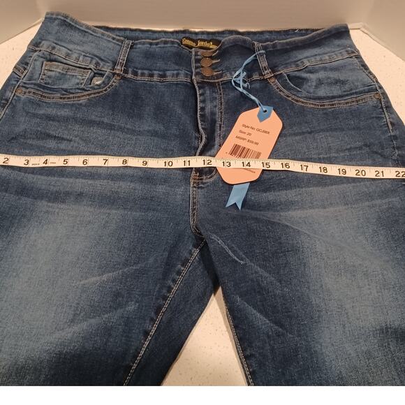 NEW Emme Jordan Women's Blue Jeans Pants Plus Size 20 - Picture 6 of 7